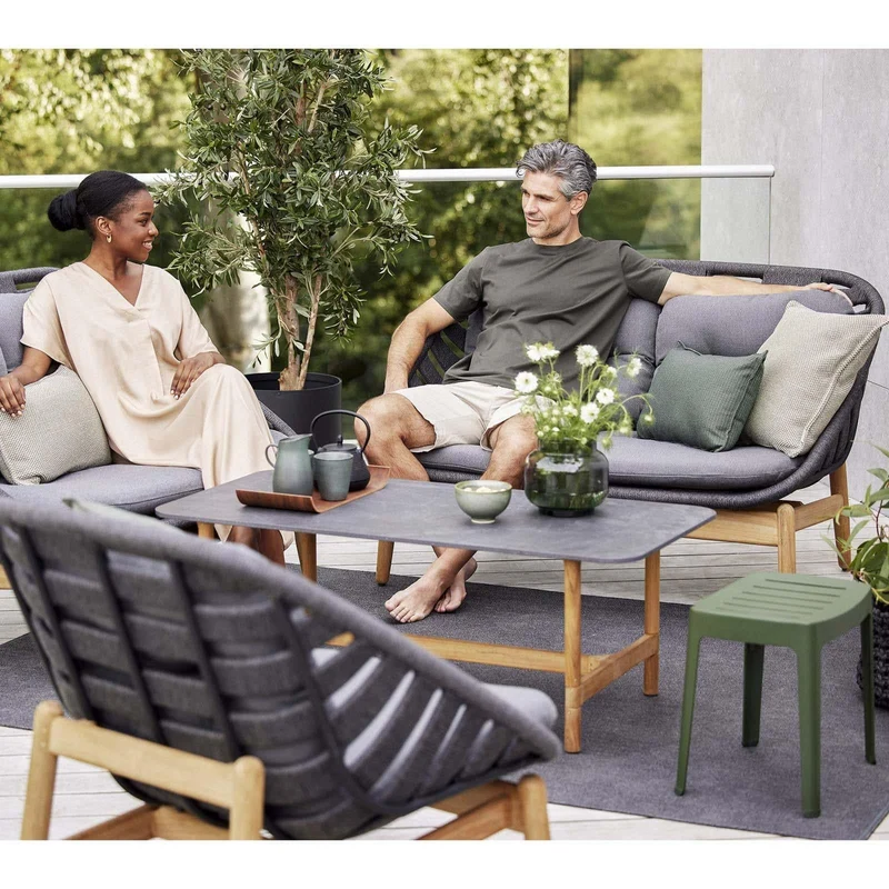 2-Sitzer Gartensofa STRINGTON mit Kissen
