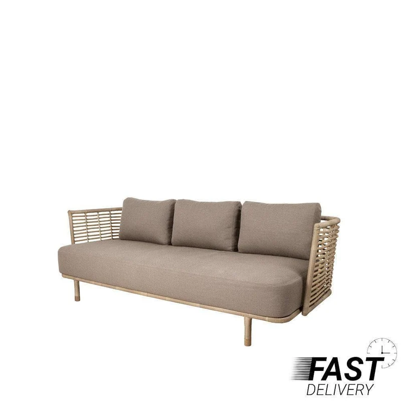 3-Sitzer Gartensofa SENSE mit Kissen