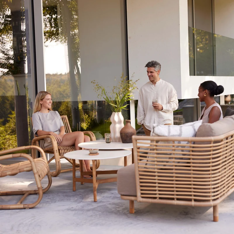 3-Sitzer Gartensofa SENSE mit Kissen