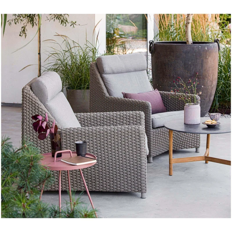 Hochlehner Sessel DIAMOND - Taupe