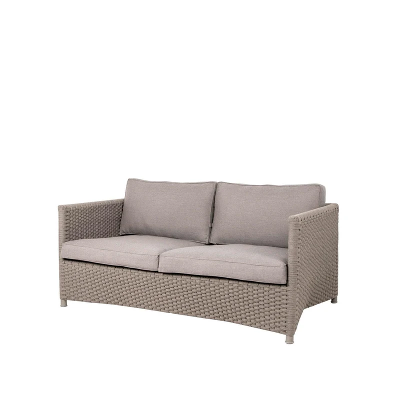 2-Sitzer Gartensofa DIAMOND - Taupe