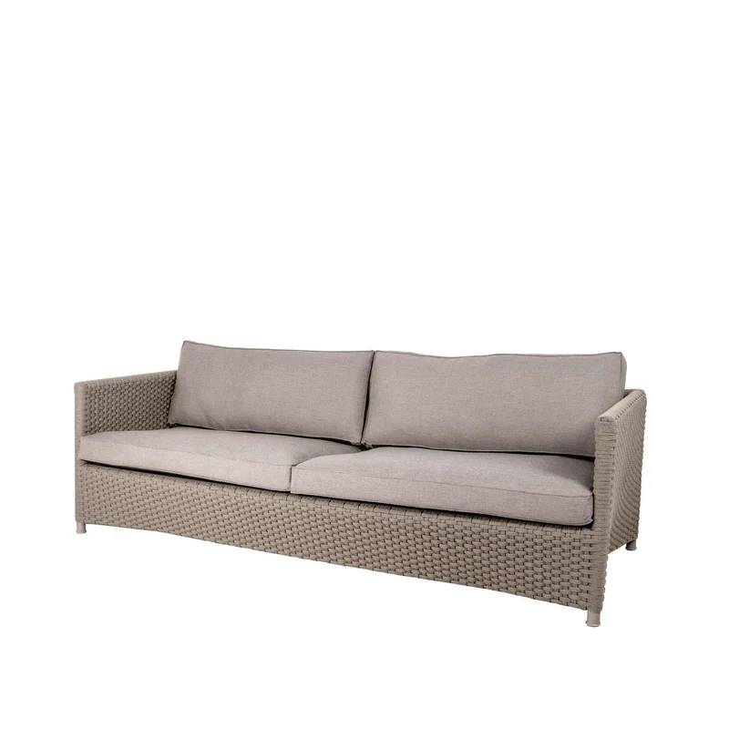 3-Sitzer Gartensofa DIAMOND mit Kissen-Set