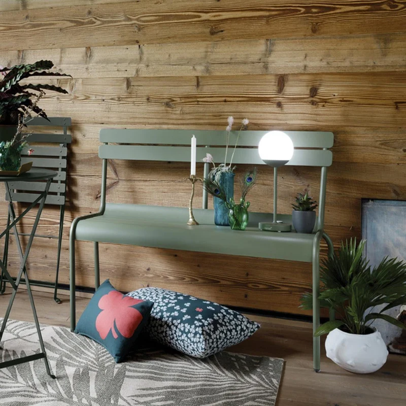Sitzbank LUXEMBOURG mit Rückenlehne