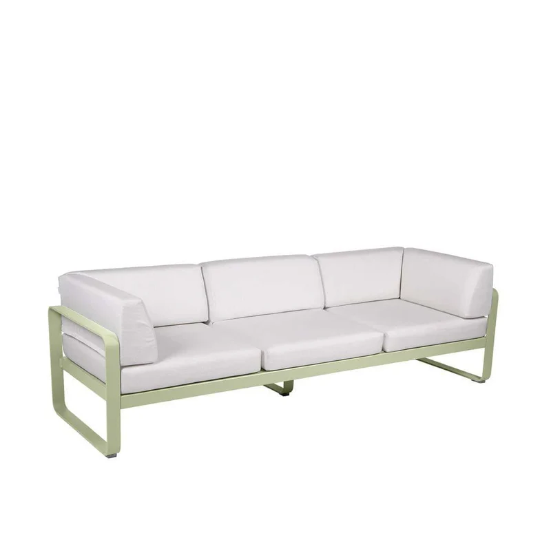 Gartensofa BELLEVIE - 3-Sitzer mit Seitenkissen