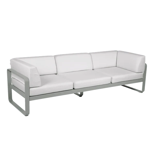 Gartensofa BELLEVIE - 3-Sitzer mit Seitenkissen