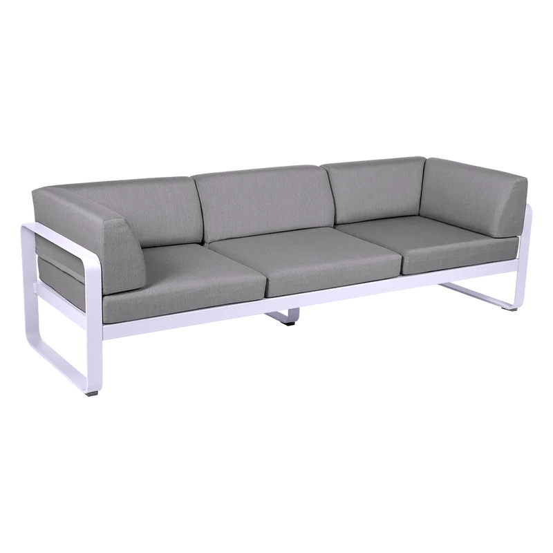 Gartensofa BELLEVIE - 3-Sitzer mit Seitenkissen