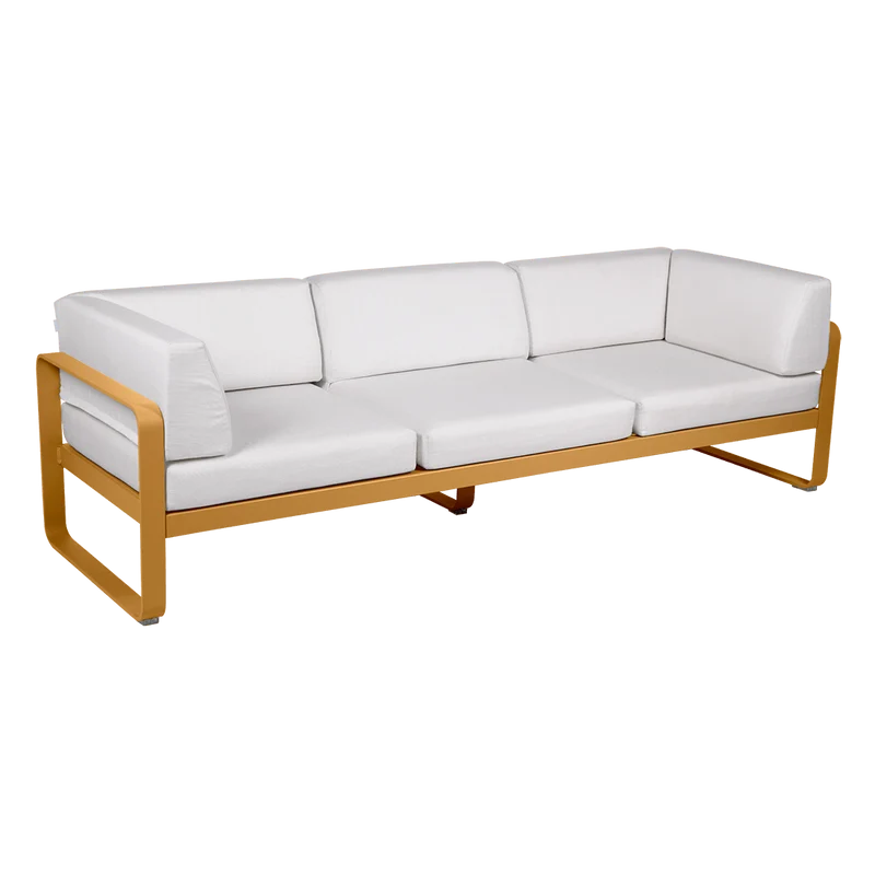 Gartensofa BELLEVIE - 3-Sitzer mit Seitenkissen