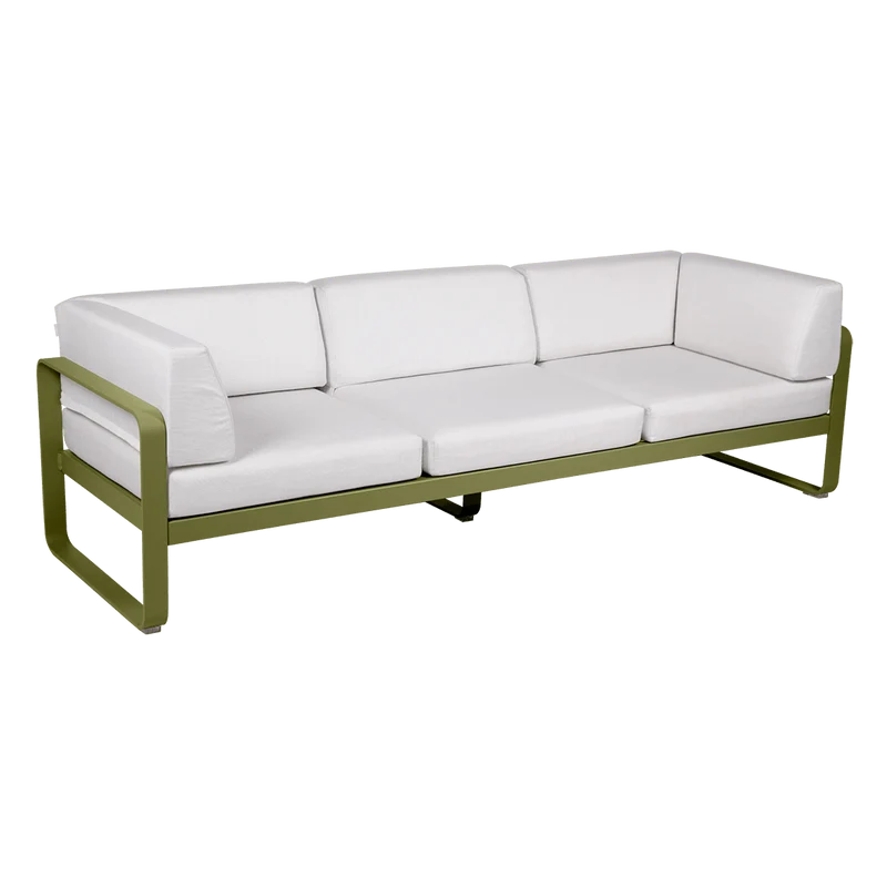 Gartensofa BELLEVIE - 3-Sitzer mit Seitenkissen