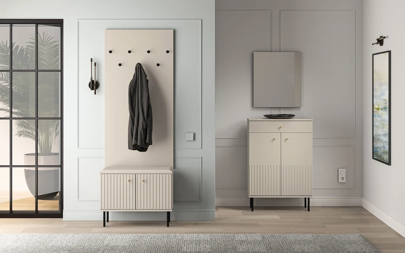 Wandhalter Caletto 68 cm beige