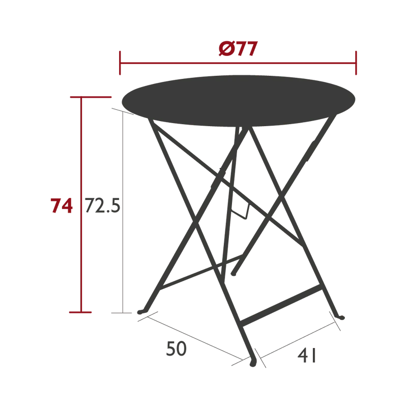 Gartentisch BISTRO - Ø77