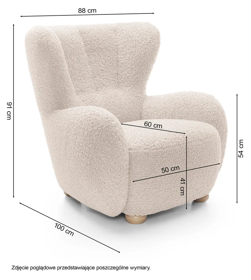 Milele Schalensitzstuhl türkis boucle mit schwarzen Beinen