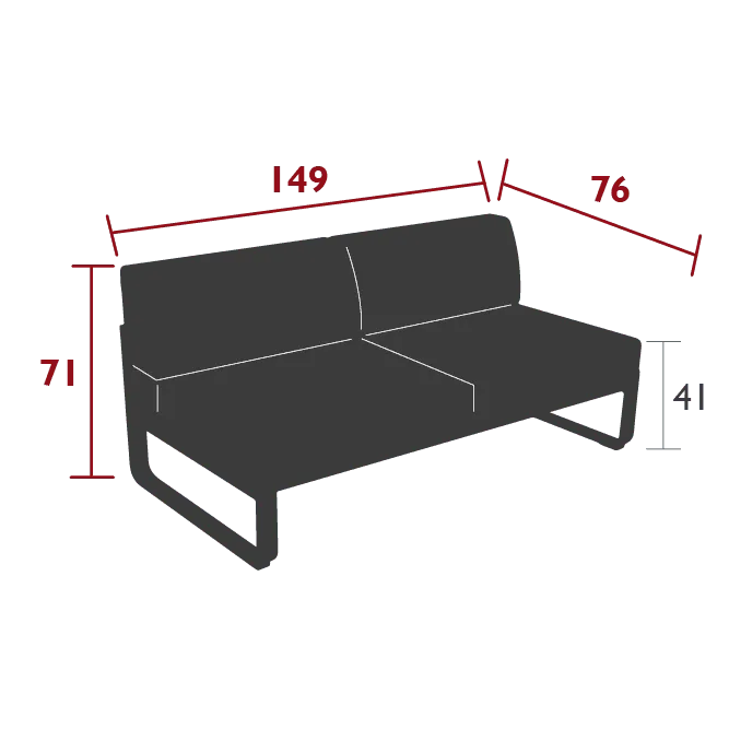 2-Sitzer Element BELLEVIE