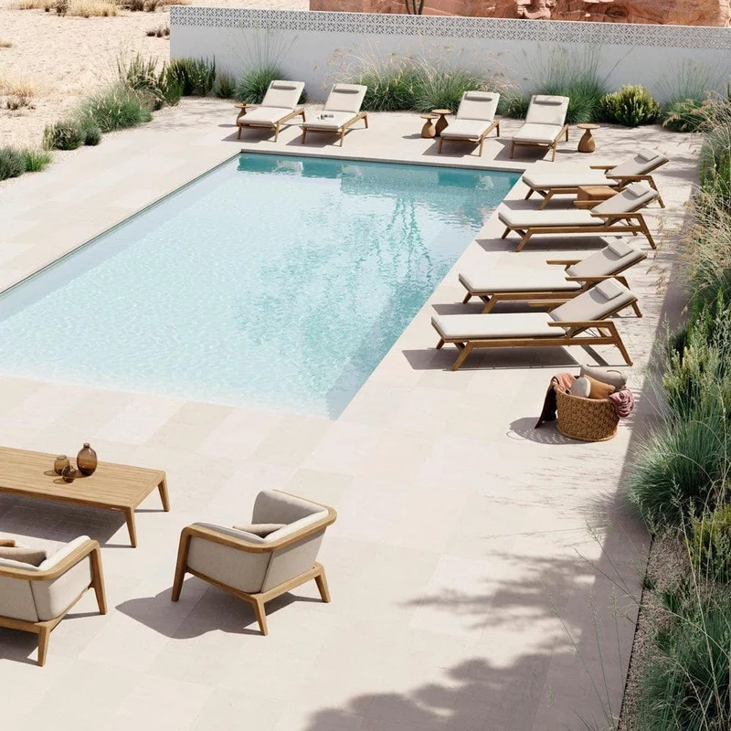 Gartenliege FLOWS Teak