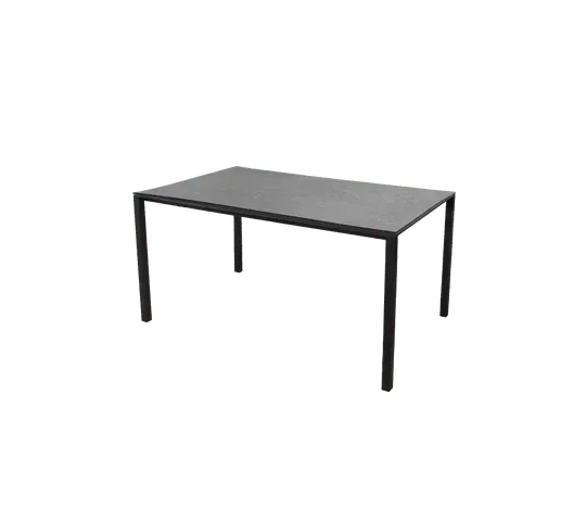 Esstisch PURE Lavagrau 150x90