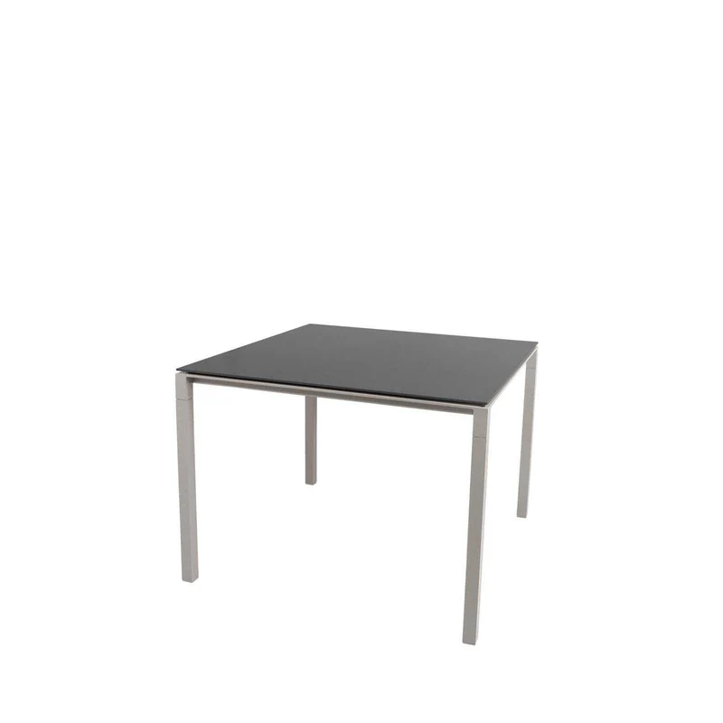 Esstisch PURE Taupe 100x100