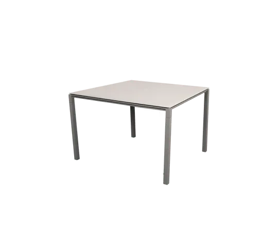 Esstisch PURE Taupe 100x100
