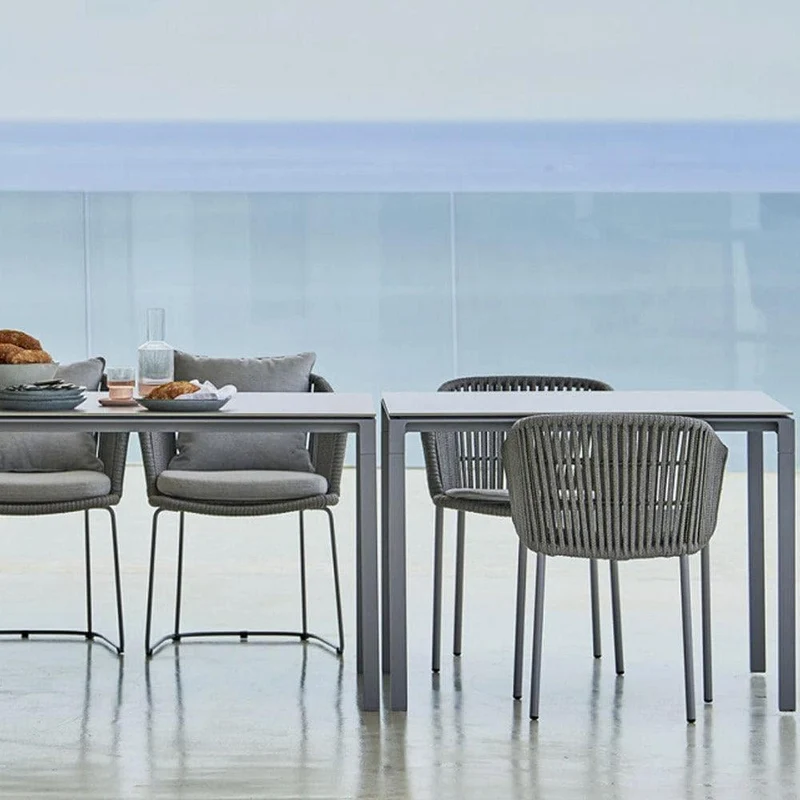 Esstisch PURE Taupe 100x100