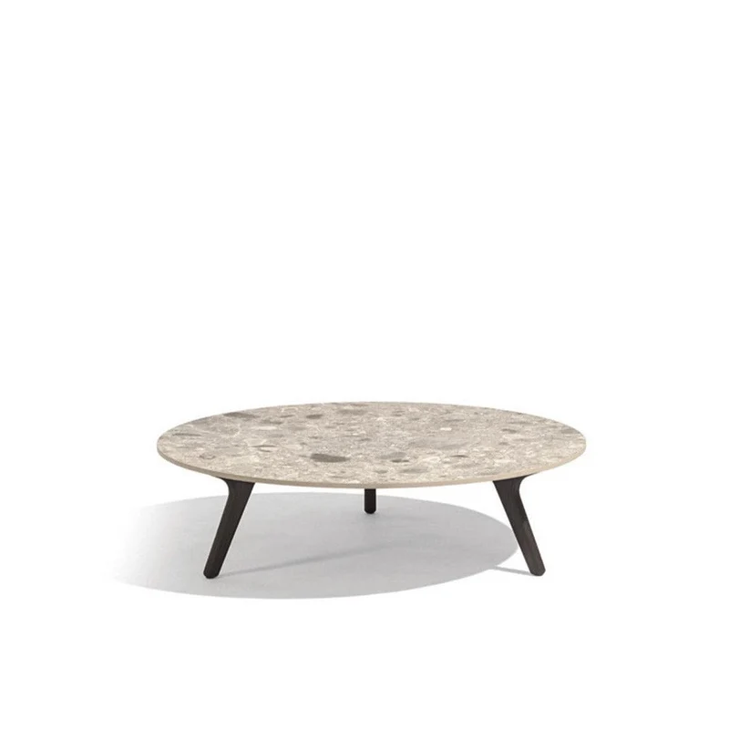 Loungetisch TORSA Teak Nero - Ø100