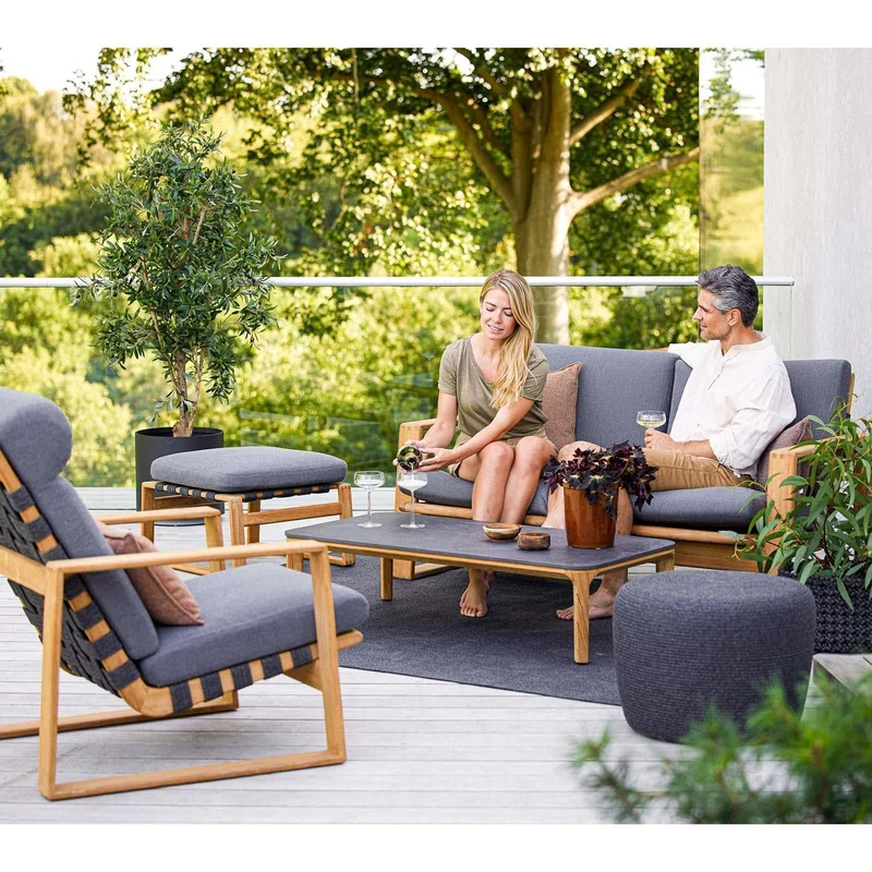 2-Sitzer Gartensofa ENDLESS mit Kissen-Set