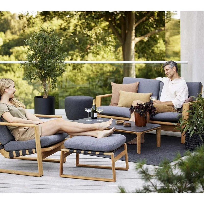 2-Sitzer Gartensofa ENDLESS mit Kissen-Set