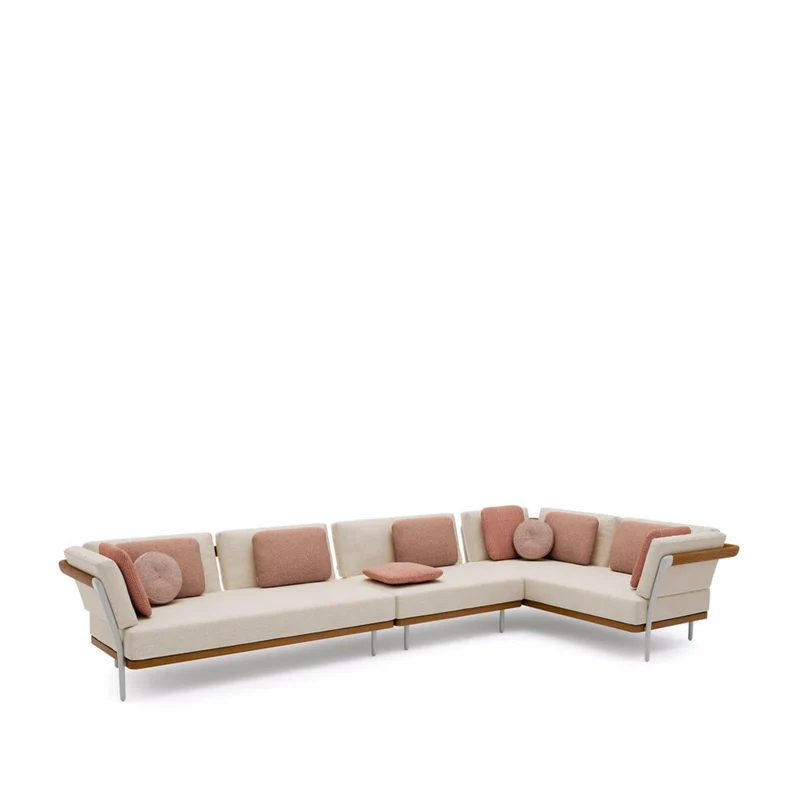 Loungekonzept 5 FLOWS - Flint/Teak