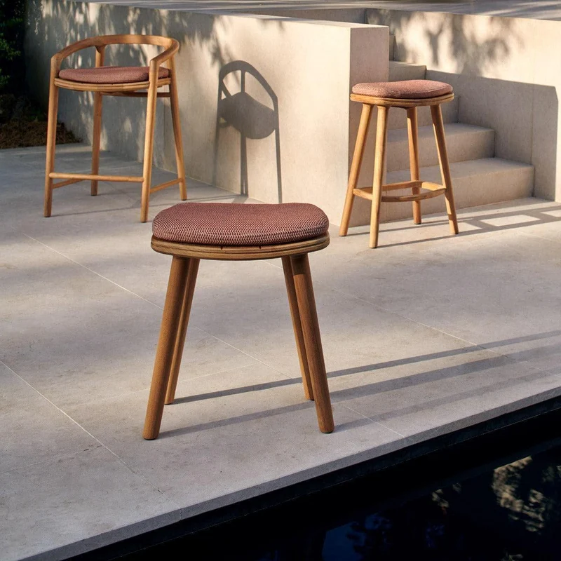 Gartenhocker SOLID Teak - H47