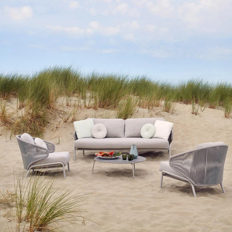 Gartensofa RADOC 2,5-Sitzer - Flint/Pepper
