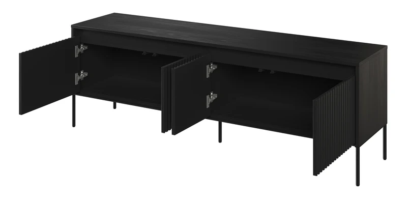 TV-Schrank Trend 167 cm mit LED Schwarz