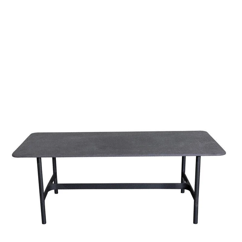 Couchtisch TWIST Lavagrau - 93x53