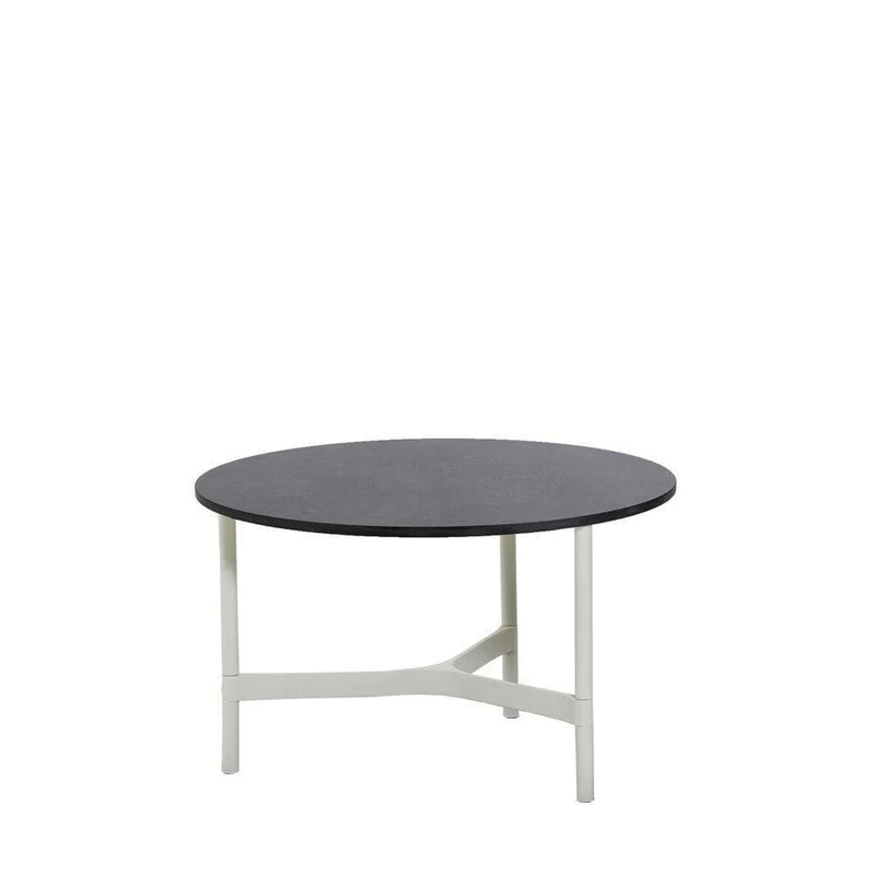 Couchtisch TWIST Weiß ø56