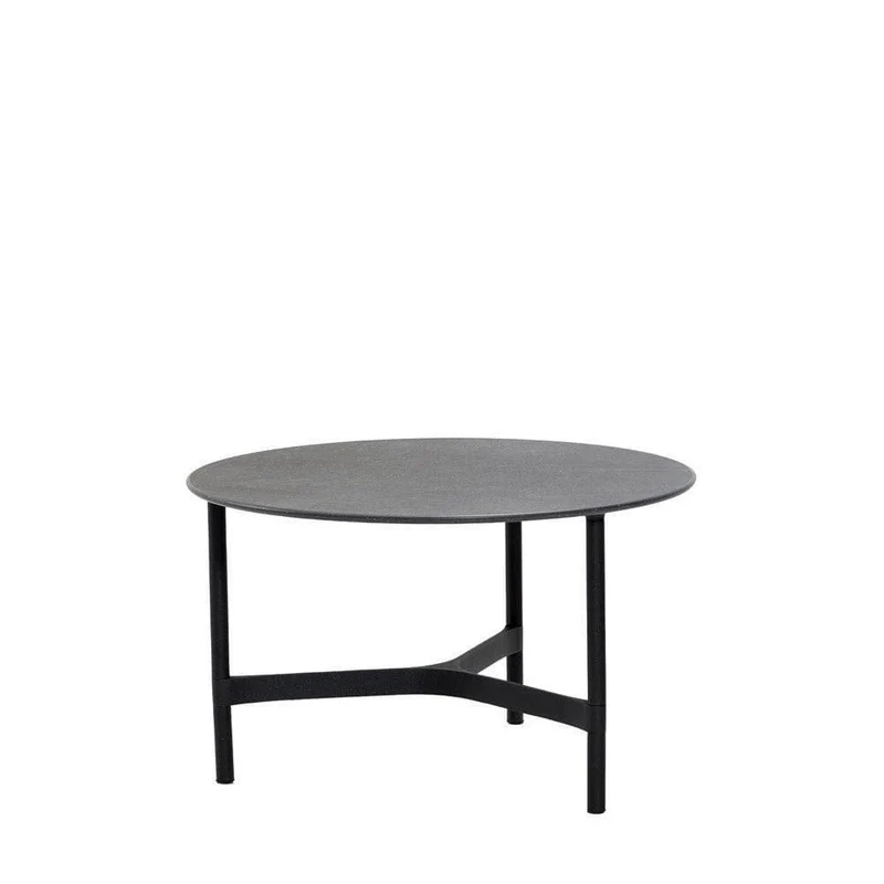 Couchtisch TWIST Lavagrau - ø56