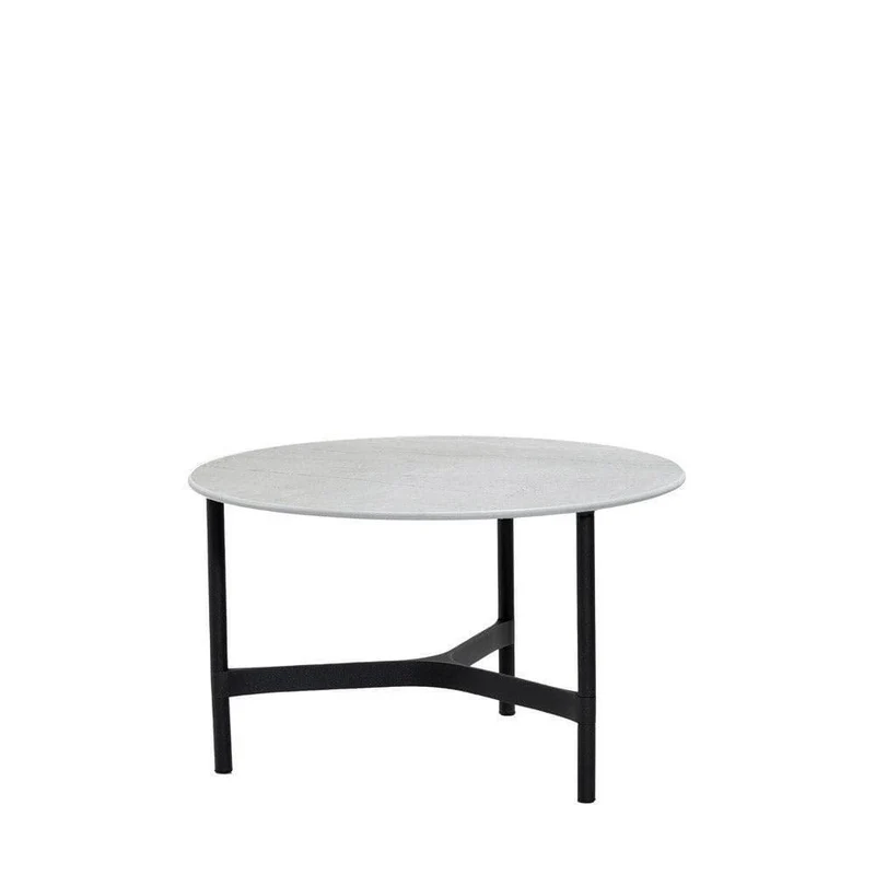 Couchtisch TWIST Lavagrau - ø56