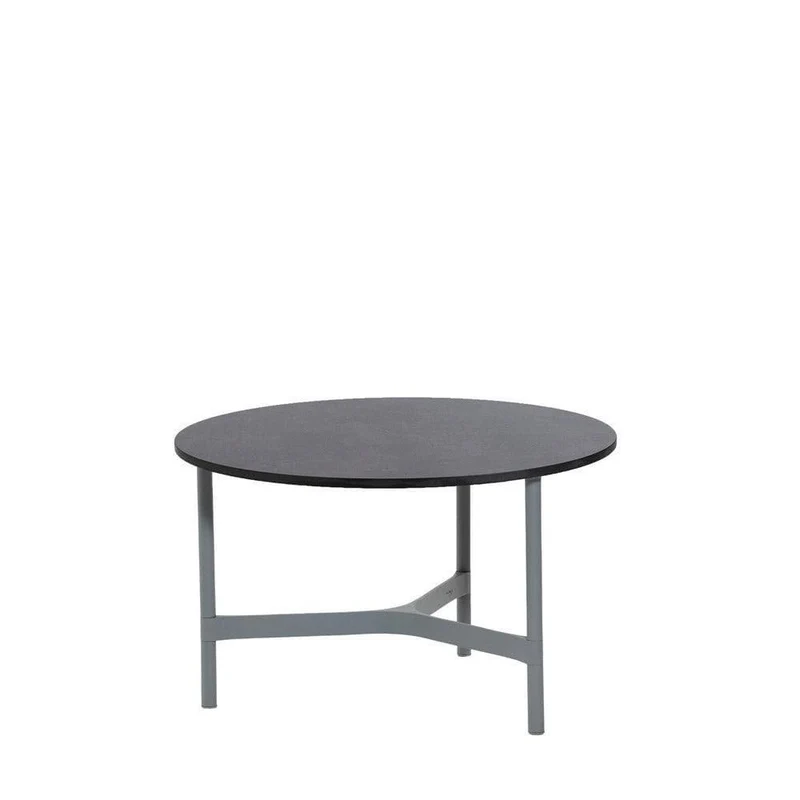 Couchtisch TWIST Hellgrau - ø56