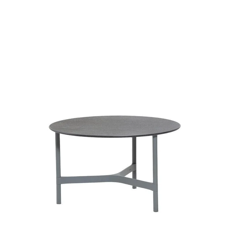 Couchtisch TWIST Hellgrau - ø56