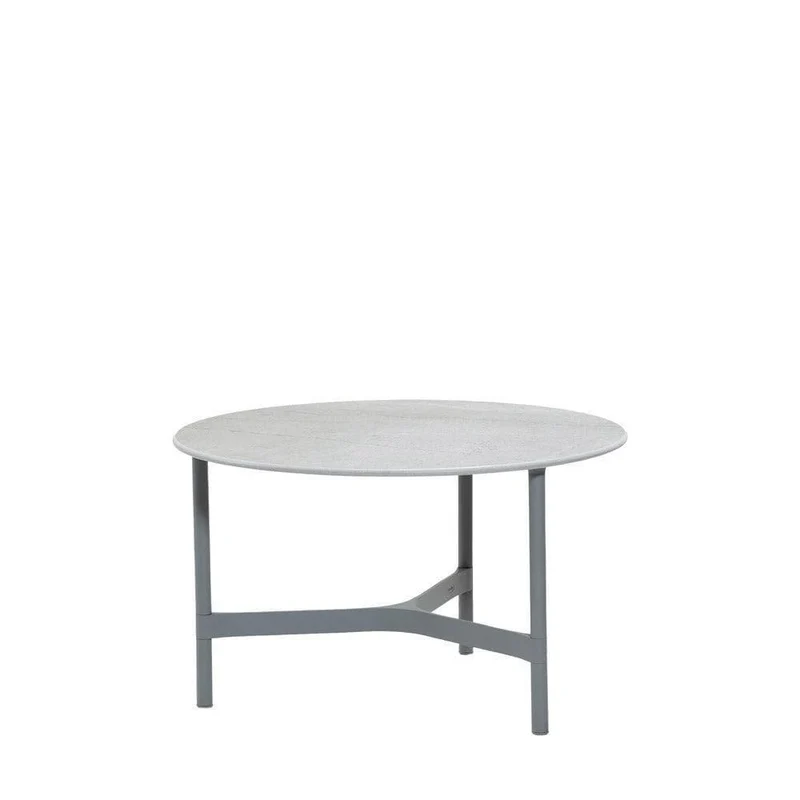 Couchtisch TWIST Hellgrau - ø56