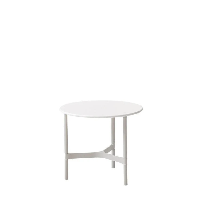 Couchtisch TWIST Weiß ø35