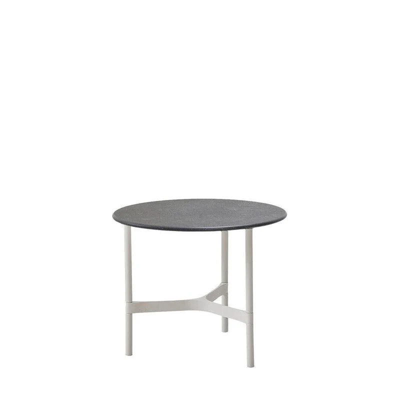 Couchtisch TWIST Weiß ø35