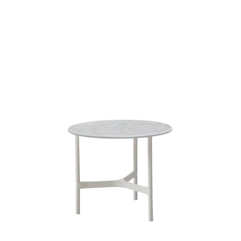 Couchtisch TWIST Weiß ø35