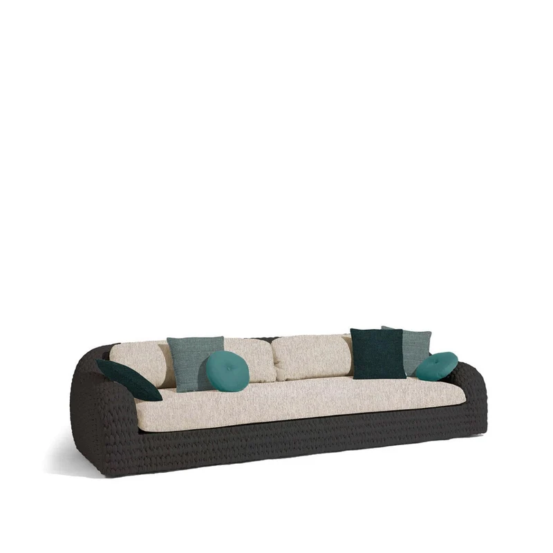 Gartensofa KOBO 3-Sitzer Sofa - Anthracite