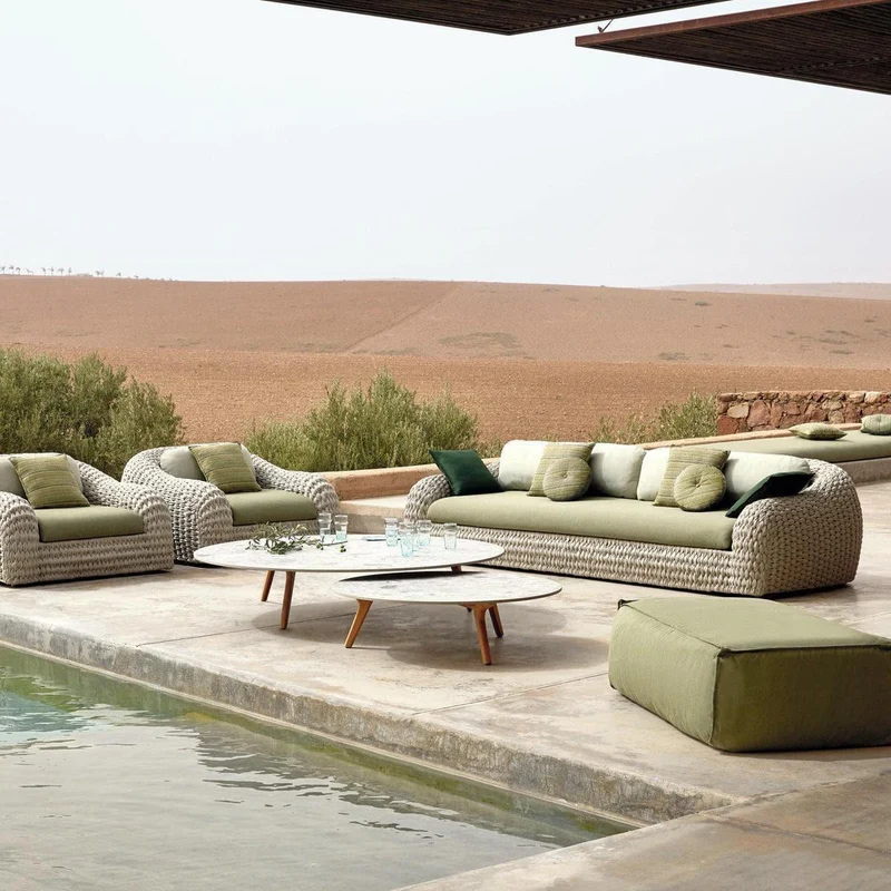 Gartensofa KOBO 3-Sitzer Sofa - Pepper