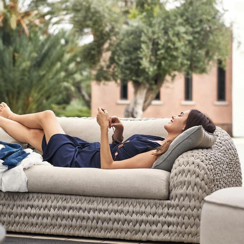 Gartensofa KOBO 3-Sitzer Sofa - Pepper