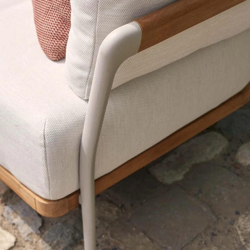 Gartensofa FLOWS 2-Sitzer - Flint/Teak