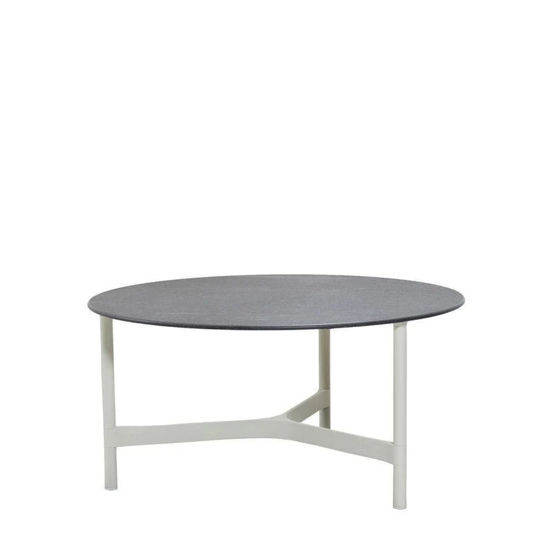 Couchtisch TWIST Weiß ø73