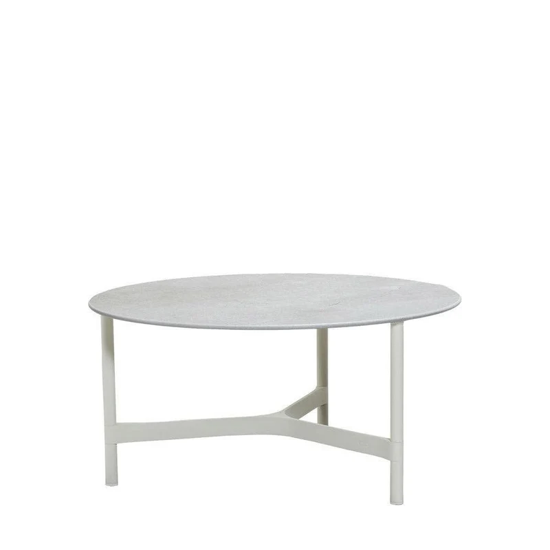 Couchtisch TWIST Weiß ø73