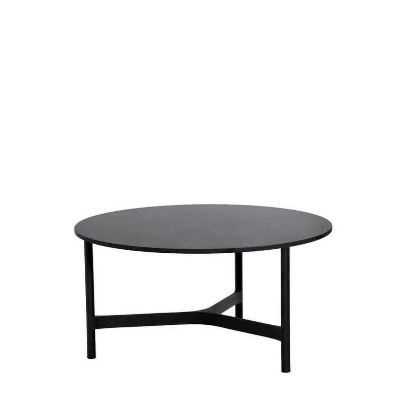 Couchtisch TWIST Lavagrau- ø73