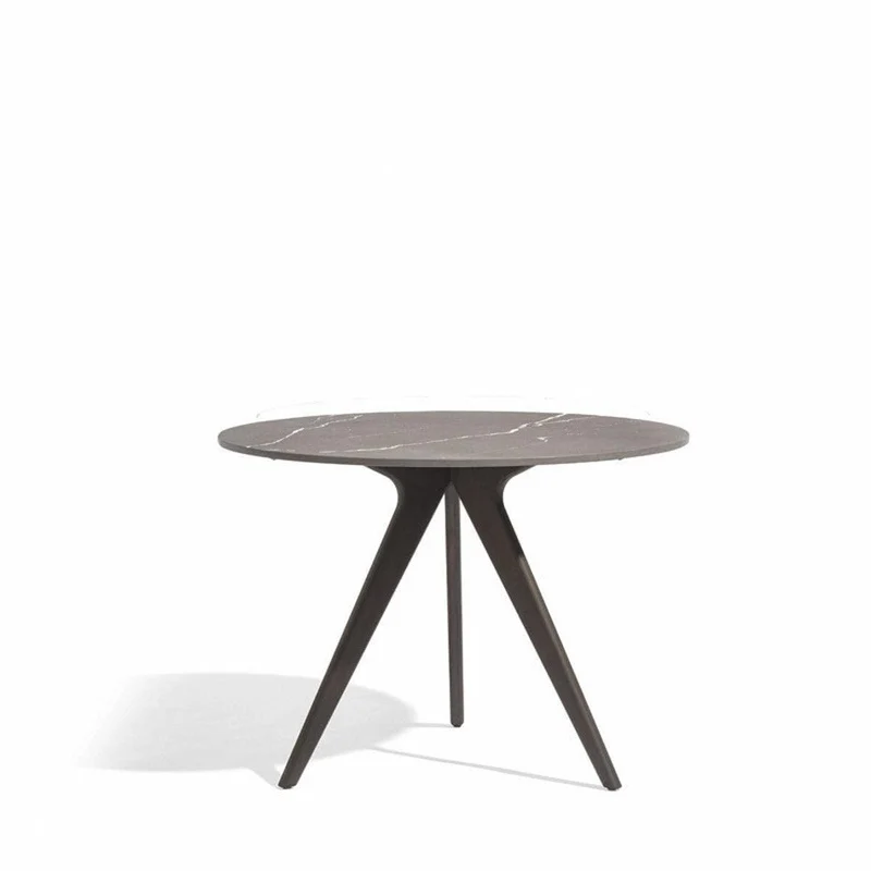 Bartisch TORSA Teak Nero - Ø100