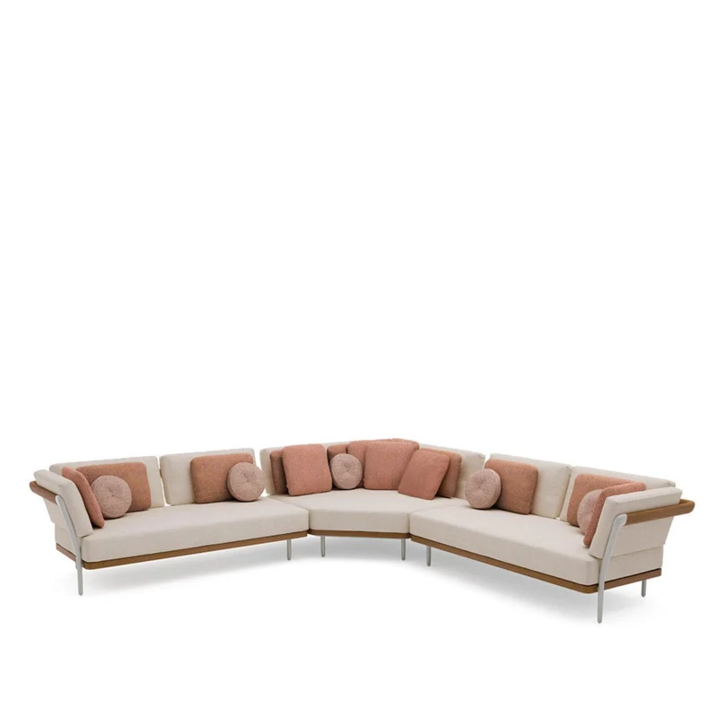 Loungekonzept 9 FLOWS - Flint/Teak
