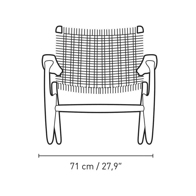 Sessel CH25 - Nussbaum