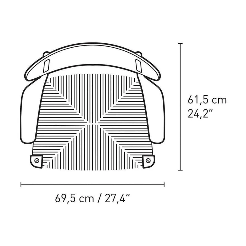 Sessel CH22 - schwarze Eiche