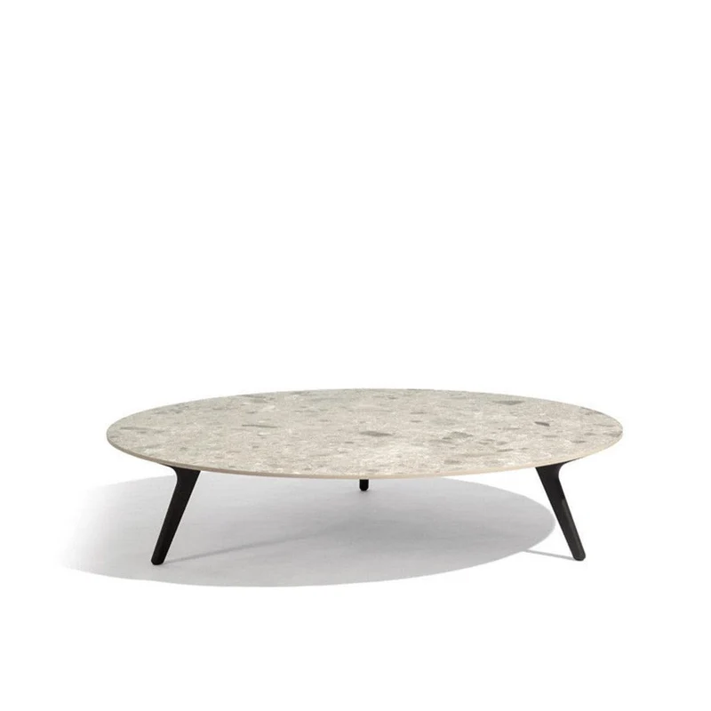 Loungetisch TORSA Teak Nero - Ø148